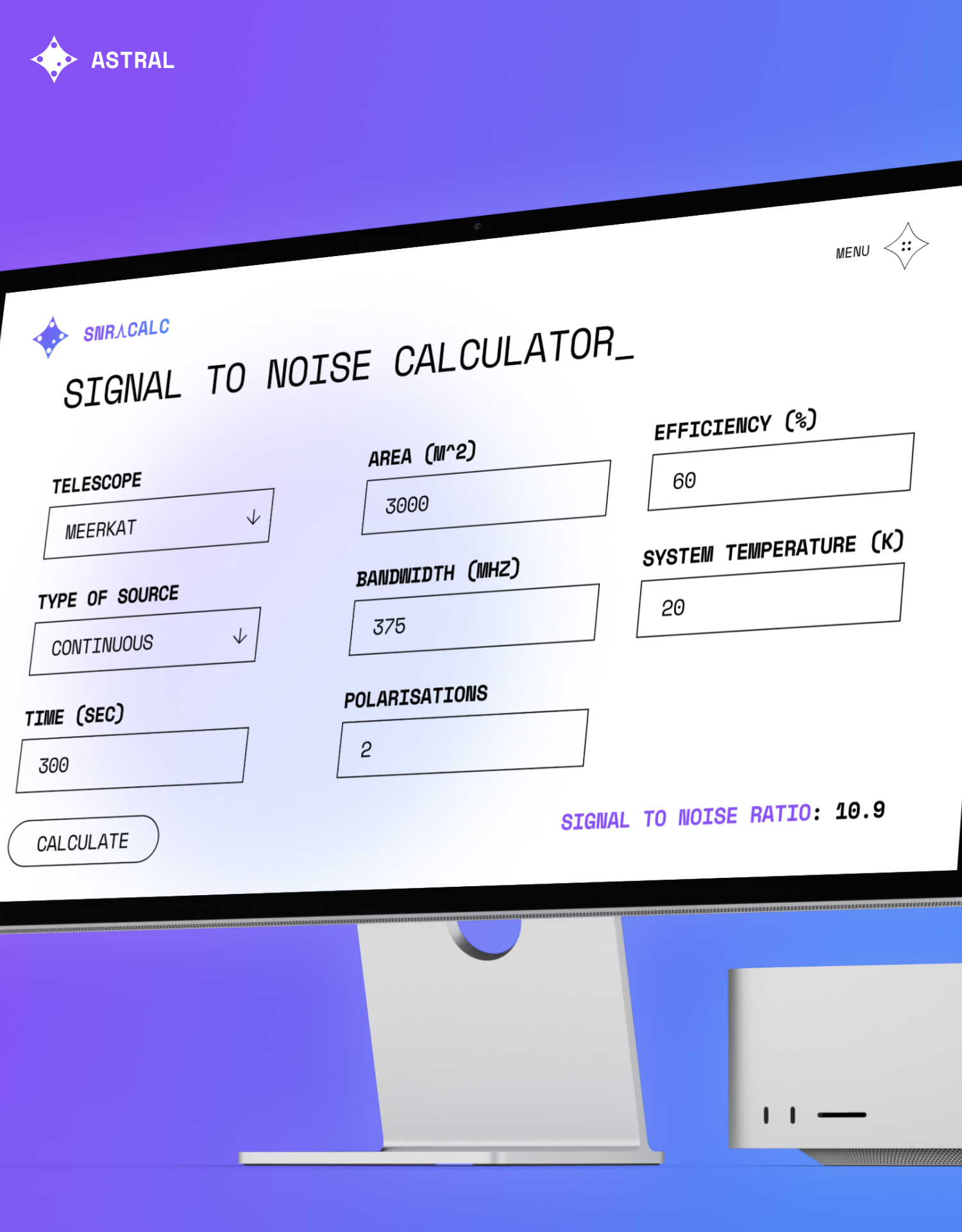 SNRCalc Tool